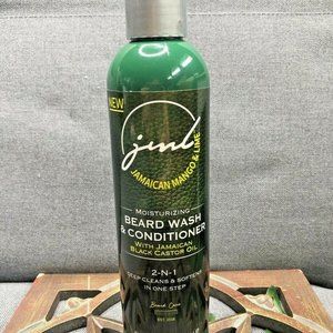 JML Moisturizing Beard Wash Conditioner Deep Cleans Softens Jamaican Castor 8oz